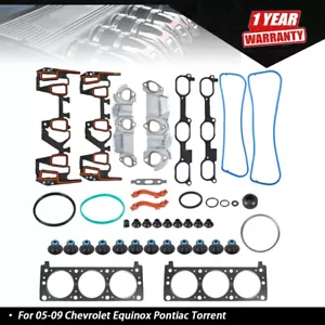 Juego de cabezales de junta de cabeza OHV para Chevrolet Equinox Pontiac Torrent 05-09 - Imagen 1 de 8