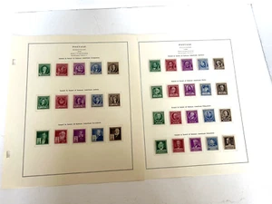 US Postage Stamps 1940 Famous Americans Complete Set - Picture 1 of 3