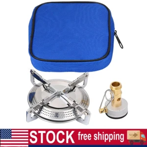 Portable Gas Propane Stove Outdoor Camping Butane Hiking Picnic Burner Cooking - Picture 1 of 12