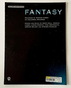 Fantasy Mariah Carey 1995 Vintage Sheet Music Piano Guitar Pop Soft Rock R&B - Picture 1 of 3