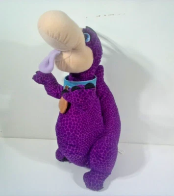 Mattel Flintstones Dino Plush Purple 1993 Universal City 12" Icon TV Character - Image 1 of 4