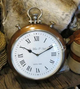 Wanduhr Taschenuhr Shabby Chic Landhausstil Nostalgie Retro Look Stil Deko neu - Bild 1 von 3