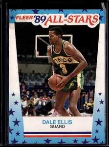 1989 Fleer Dale Ellis #8 Stickers - Imagen 1 de 2