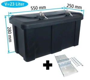 Blackit 2, Deichselbox + Horiz. Halter Unterflurkasten Staubox Daken B23-2+HH441 - Bild 1 von 10