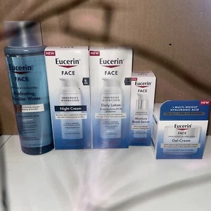 Eucerin Facial Care Bundle Immersive Hydration, SPF, Gel Crean, Boost Serum+More - Picture 1 of 1