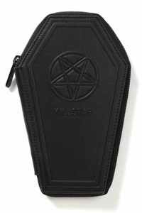 KILLSTAR Casey Coffin Wallet Pentagram Black Witch Occult Gothic NWT