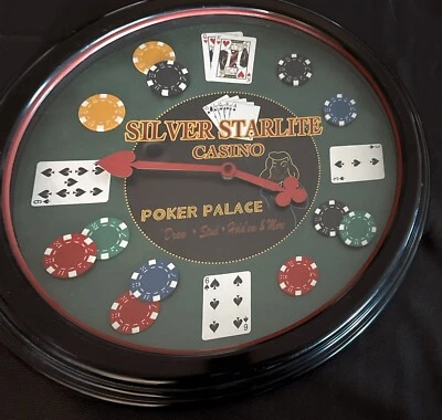 Серебряные часы для казино Starlite - Изображение 1 из 2