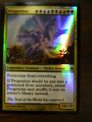 MTG From The Vault Legends FOIL Progenitus Excellent - NM Condition - Image 1 of 2