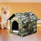 Oxford Cloth Stray Cats Shelter Waterproof Tent Winter Kennel Outdoor Feral Cats