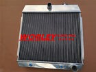 3Row Aluminum Radiator For Chevy Bel Air 4.3L 4.6L V8 Engine W/Cooler 1955-1957