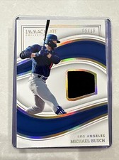 Michael Busch 2023 Immaculate Collection Prime Materials Patch Rookie (8/10) RC