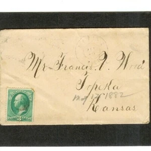 ENTIRE #136 dtd. 5-12-1882 to Topeka, KA. - Picture 1 of 3