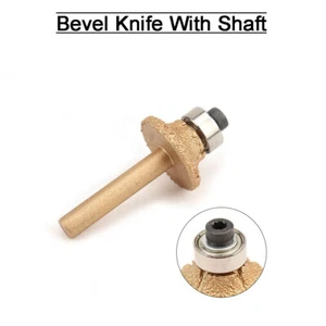 1/4" Shank Vacuum Brazed Diamond Router Bits Edge Fillet Cutter F Marble Granite - Imagen 1 de 8