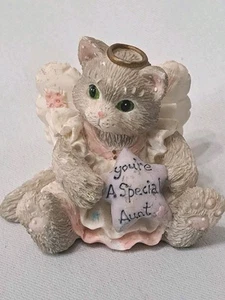 VTG 1994 Calico Kittens Enesco Figurine You're A Special Aunt 651117 - Picture 1 of 6