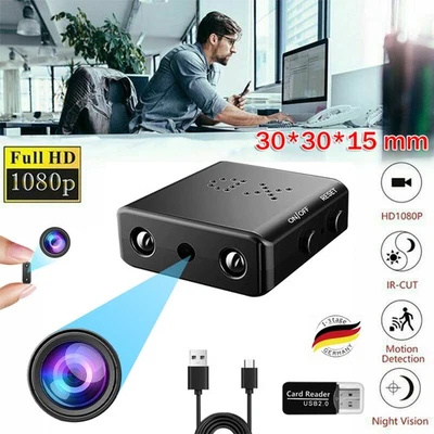Mini IP Kamera 1080P Wireless Kamera Überwachungkamera IR Cam HD Nachtsicht DHL - Bild 1 von 4