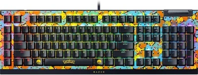 Razer BlackWidow V4 X Pokemon Edition Gaming Keyboard Green Switch US Layout - Image 1 of 4