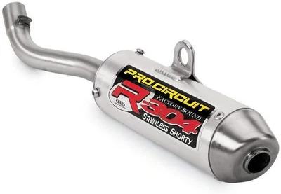 Pro Circuit R-304 Shorty Aluminum Silencer SUZUKI RM80 1989-2001,RM85 SS89080-R - Image 1 of 4