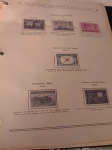 United States Stamp Collection Mint Never Hinged 1944 Fwd In Marquette Album A+ - Picture 1 of 24