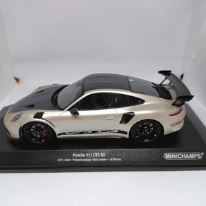 1/18 Porsche 911 GT3 RS Beisach Package / 2019 Silver Minichamps Minicar New - Picture 1 of 10
