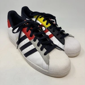 Adidas Originals Superstar Sneakers White Legend Ink Red H05250 Men’s Size 14 - Picture 1 of 16