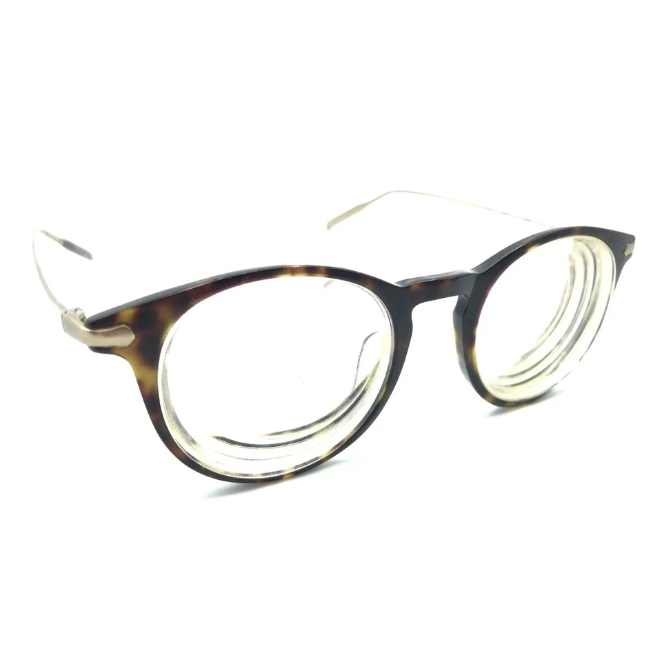 Monturas redondas Modo Whythe Tort doradas tortuga marrón 47-20 140 EE. UU. Mujeres Foto 1 de 4