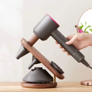 Soporte de almacenamiento para secador de pelo de madera maciza para Dyson - Imagen 1 de 6