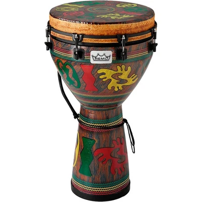 Remo Designer Series Key-tuned Djembe Adinkra Foto 1 de 3