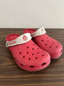 Crocs Indiana University Hoosiers Red Womens 6-7 Classic Clogs Mens 4-5 Slip On - Picture 1 of 12