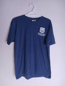 Eco Mountain Route 66 Navy Blue Tshirt Women's Size M - Picture 1 of 5