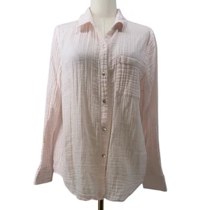 Rails Damen Kragen Ellis Petal Button-Up Shirt Medium 100% Bio Baumwolle - Bild 1 von 9