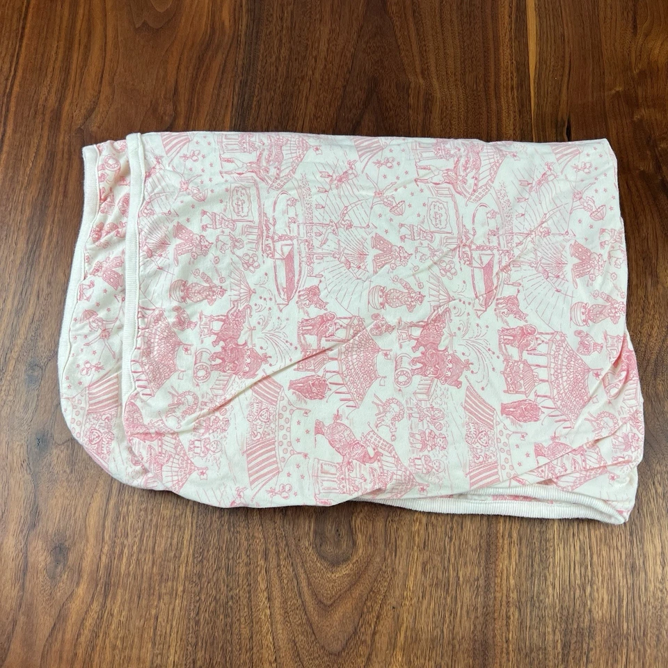 Amy Coe Edición Limitada Rosa Circo Toile Manta Bebé 30x40 100% Algodón Cuna  Foto 1 de 4