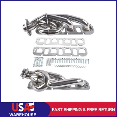 短头适用于道奇 ram 1500 2500 3500 2003 - 2008 Hemi V8 5.7L 345Cu。 In. — 第 1/4 张图片