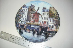 Limoges France "Le Moulon Rouge" Porcelaine Teller CU 733 Premiere Edition - Bild 1 von 6