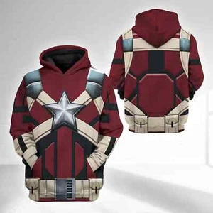 Black Widow Halloween Costume Spy Woman Cosplay 3D HOODIE BEST PRICE US SIZE - Picture 1 of 3