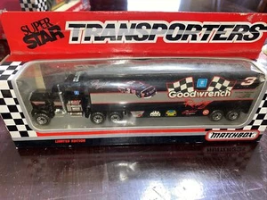 Matchbox Dale Earnhardt Sr #3 Super Star 1992 Goodwrench Transporter 1/87 Scale - Picture 1 of 4