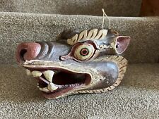 Carved In Wood - Tribal Animal Head Rare Attic Find Unusual Antique?