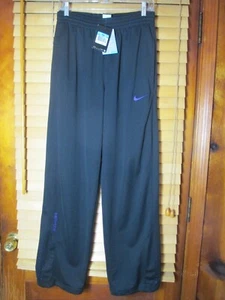 Nike Elite Dri-Fit Men's M Black Purple Sweatpants Pockets Elastic Waist NEW - Picture 1 of 6