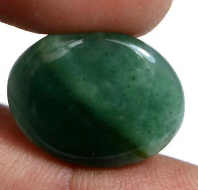 11.35 Ct Natural African Green Serpentine Top Quality Cabochon Gemstone !! - Image 1 of 4