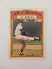 JERRY KOOSMAN IN ACTION 1972 TOPPS BASEBALL CARD #698 NEW YORK METS