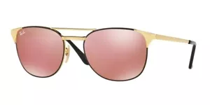 RARO Nuevo SELLO RAY-BAN Negro Dorado Cobre Flash Gafas de sol RB 3429-M 9000/Z2 - Imagen 1 de 11