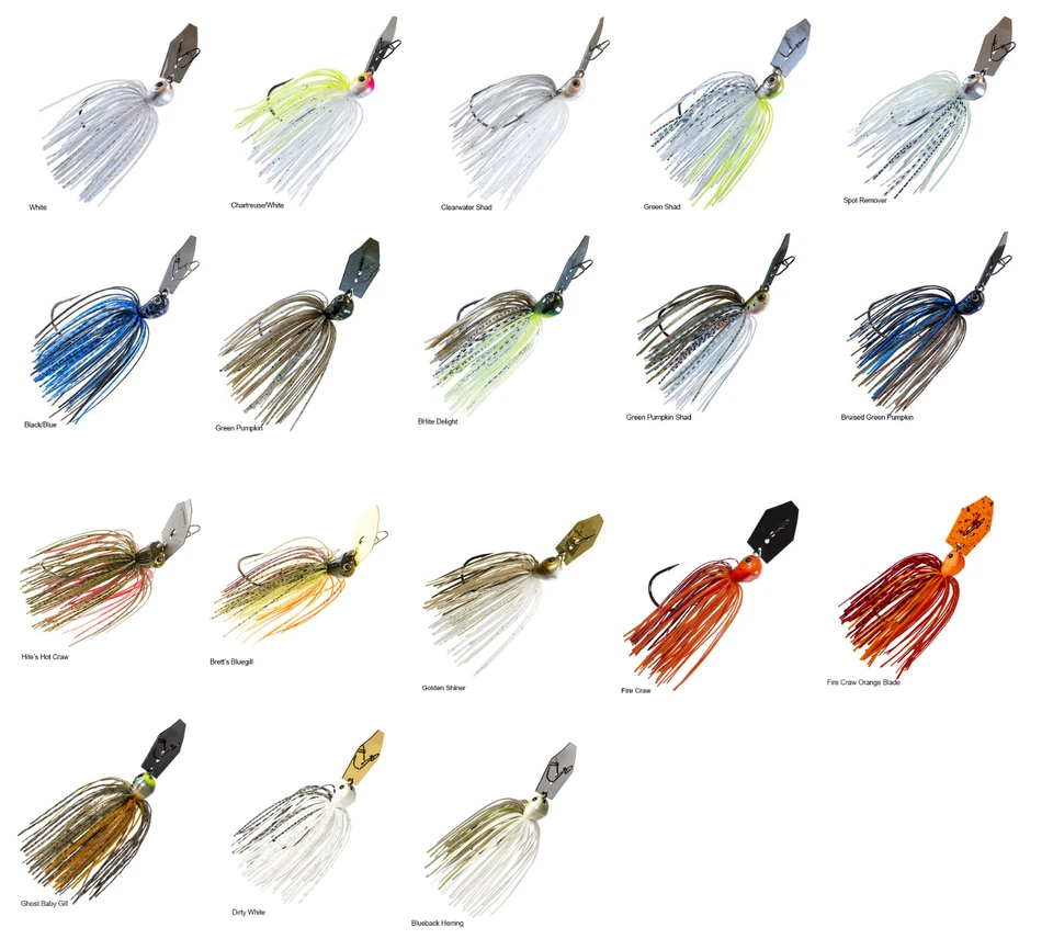 Z-Man Chatterbait Jackhammer - 3/8 oz. and 1/2 oz., Choice of Colors