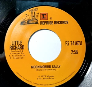 LITTLE RICHARD 7" SINGLE MOCKINGBIRD SALLY/NUKI SUKI 1972 - Picture 1 of 3