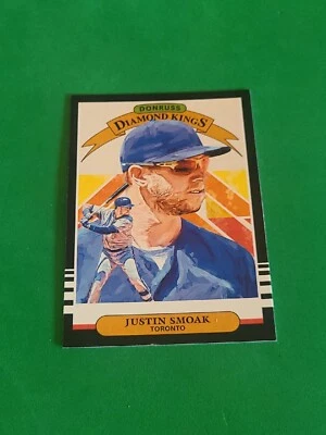 2019 Justin Smoak Panini Donruss Diamond Kings Insert #4 - Image 1 of 2