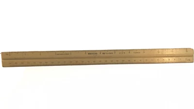 Draftsman's Estate Vintage BRUNING No. 72-885 Drafting Triangle Ruler W. GERMANY - Image 1 of 4