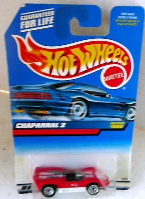 Coche de carreras Hot Wheels Chaparral 2 1998 vintage escala 1/64 ruedas Mattel Foto 1 de 3