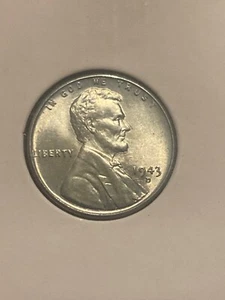 Unc 1943 D Penny- Chipped Die #D Break On Reverse T in cent - Picture 1 of 5