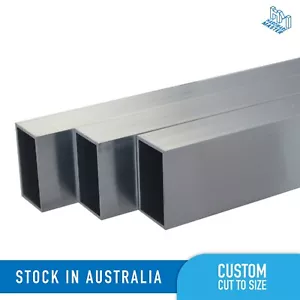 Aluminium Rectangle Tube Section Bar Alloy 6063/T5 Joinery Support Cut to Size - Picture 1 of 8