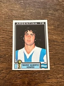 Panini Argentina 78 - Mario Kempes Rookie Sticker Mint #56 Argentina - Picture 1 of 2