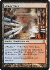 ** NM ** - Steam Vent X4 - Return to Ravnica - Dual Land - MTG
