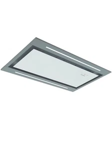 138) Karlson WRCE100RF 100cm Decken-Dunstabzugshaube Weißglas - Bild 1 von 2